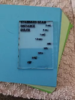 Sewing Distance Ruler Laser cut and 3d print
