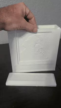 Single Lithophane Box with interchangeable picture