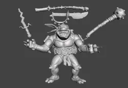 SLASH VINTAGE TMNT ( TEENAGE MUTANT NINJA TURTLES ) COMPLETE