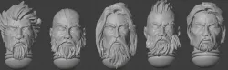 Space Bear Tribe Heads