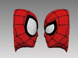 Spiderman Head Magnet Keychan