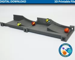 Stadium Marbles Jump Tracks for Marble Sports Racing System - A Modular Marble Racetrack Toy - STEM Toy