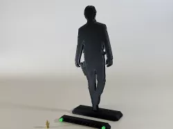 star wars Han Solo 200mm Silhouette