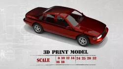 STL printable rc cars body Chevy Impala SS and Bonus