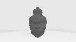 Sun Wukong Monkey King Head 3D Model 3D print model
