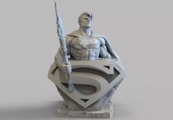 SUPERMAN STL BUST