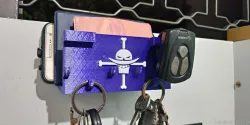 Suporte de Carteira e Celular Barba Branca One Piece ( One Piece White Beard Wallet and Cellphone Holder)