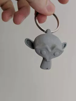 Suzanne Key Chain (Blender Monkey)