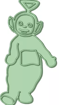 Teletubbies 1 whole cookie cutter