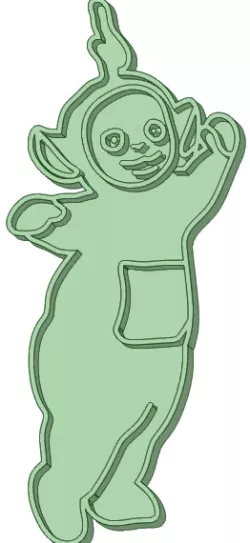 Teletubbies 3 whole cookie cutter