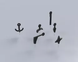 Thumbtacks // Magnets - Ninja Collection