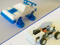 Toy car - DeLorean 3DRacers - Back To The Future