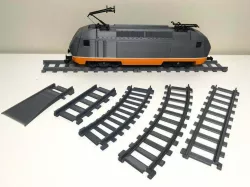 Train tracks for OS-Railway - fully 3D-printable railway system!