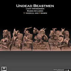 Undead Beastmen Light Swordsmen
