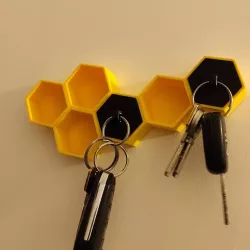 wall-mounted key ring