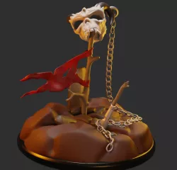 Warrior Daemon Skull