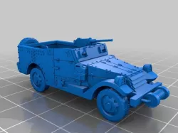 White M3 Scout Car [1:100 Scale]