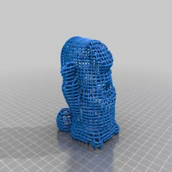 wire frame and low poly