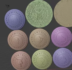 Wolf Shields for Sword Guard