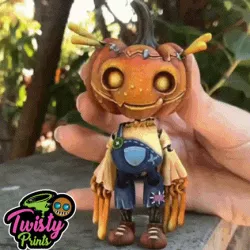 🎃Articulated Pumpkin Scarecrow (Print In Place)🎃