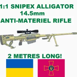 1:1 Snipex Alligator 14.5mm Anti-Materiel Rifle Prop
