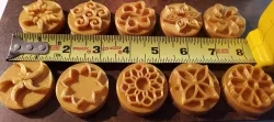 10 Stamps for Clay or Play-Doh etc..