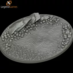 120mm Skull Sand Base - 120mm oval Flying Base - LegendGames