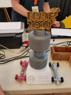 2018 3d printed derby winning car