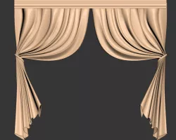 3d curtain frame