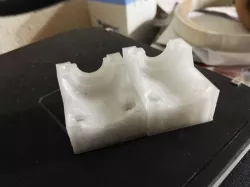 Adjusted Monoprice Select Mini E3Dv6 Zero Offset Mount