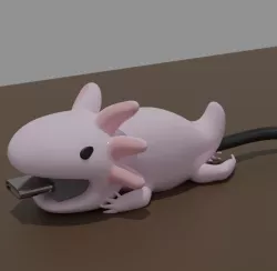 Ajolote Usb Protector + Keychain
