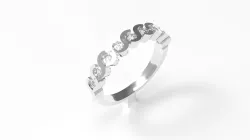 ½ Alliance ring 9 gems