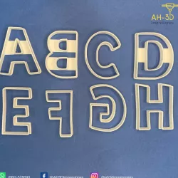 Alphabet cookie cutter