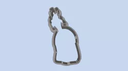 Anastasia — Cinderella COOKIE CUTTERS, MOLD FOR CHILDREN, BIRTHDAY PARTY