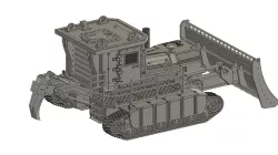 armored bulldozer