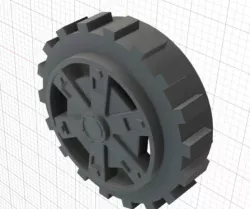 ARTILLERY WHEEL 1:32 SCALE