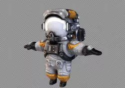 Astronaut Spaceman Spacesuit 3D model