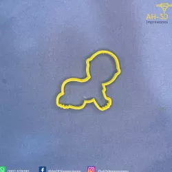 Baby silhouette cookie cutter