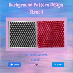 Background Pattern Design Stencil