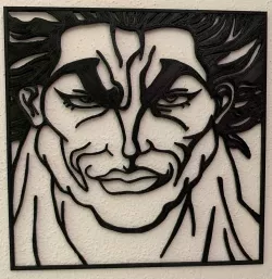 Baki: Yujiro Hanma - Framed lithograph