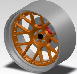 bbs cr2 style rim 22 inches 1/18 1/12 1/24 suv