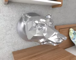 Bear Trophy LowPoly