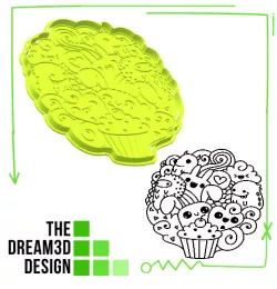 BIG DOODLE COOKIE CUTTER DEBOSSER
