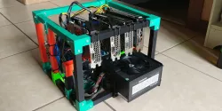 Bitcube Crypto Mining Rig Ender 3 Friendly Fully 3D Printed