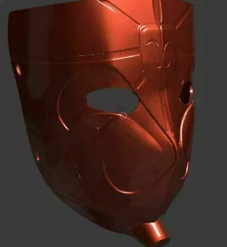 Black Goku face mask