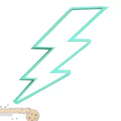 Bolt Cookie cutter & Stamp