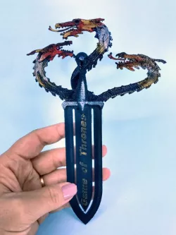 Bookmark/Book Game Of Thrones Targaryen Dragon