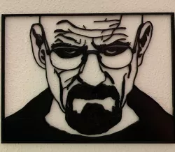 Breakin Bad: Walter White - Framed lithograph