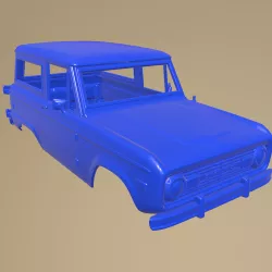 BRONCO 1975 PRINTABLE CAR BODY