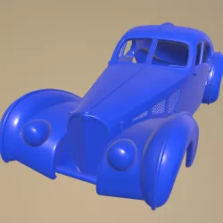 BUGATTI TYPE 57 ATLANTIC 1936 PRINTABLE CAR BODY